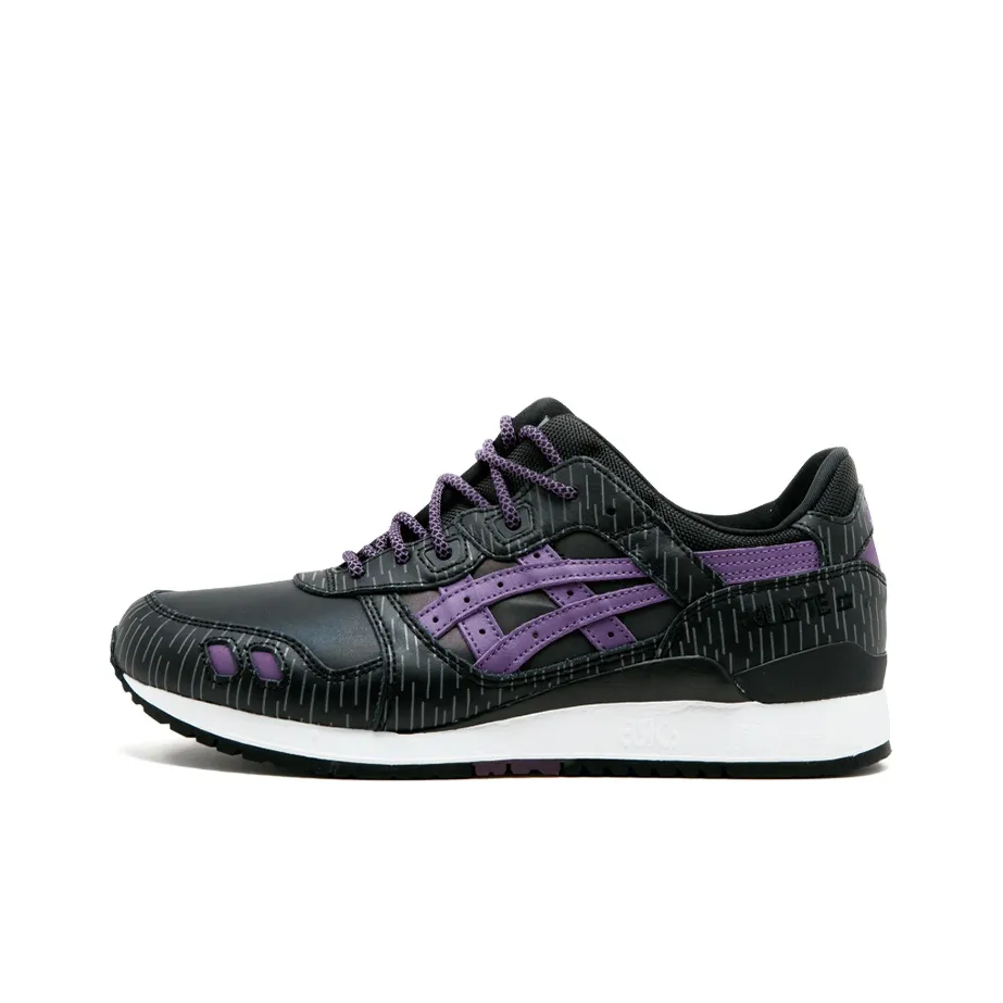 Asics Gel Lyte 3 Atmos Midnight Tokyo Устойчивый к истиранию Низкий Топ Беговые кроссовки Унисекс Черный Фиолетовый