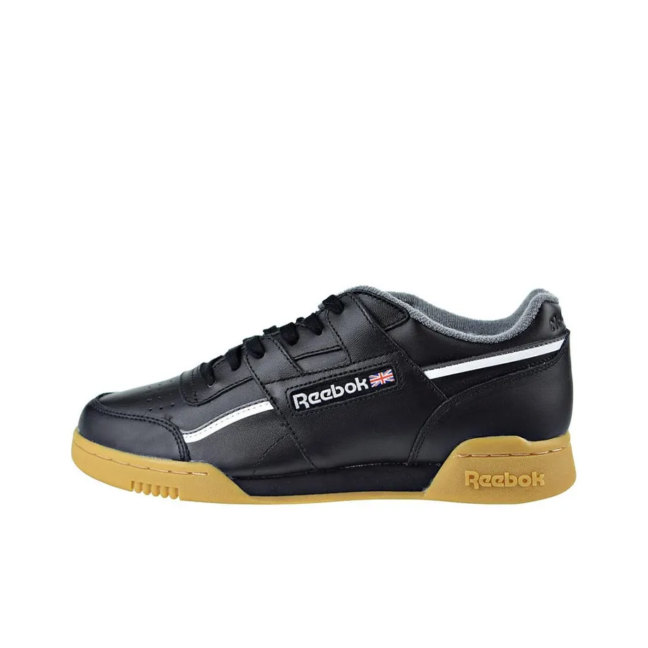 Reebok Workout Casual Shoes Men Low-Top Black/Brown