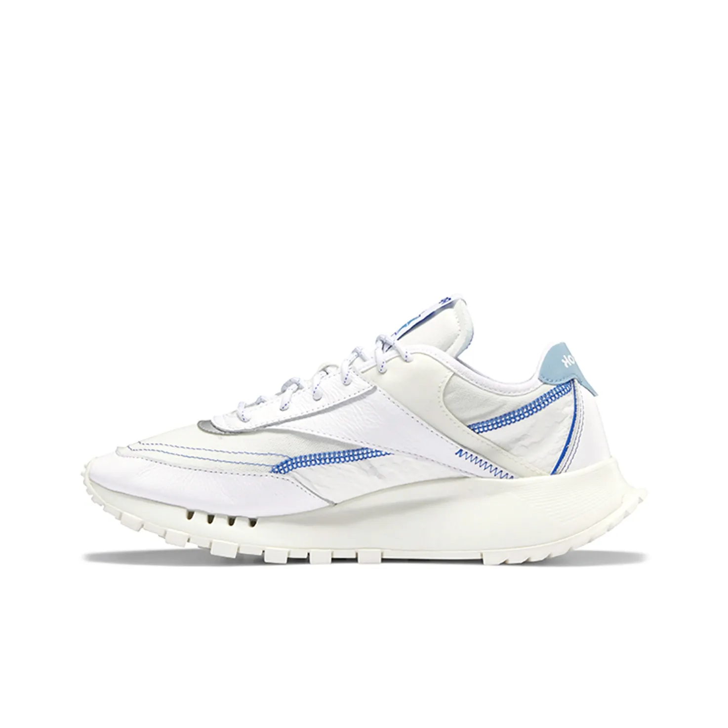 Reebok совместный бренд Classic Leather Legacy Low Топ Кэжуал Унисекс Белый Синий