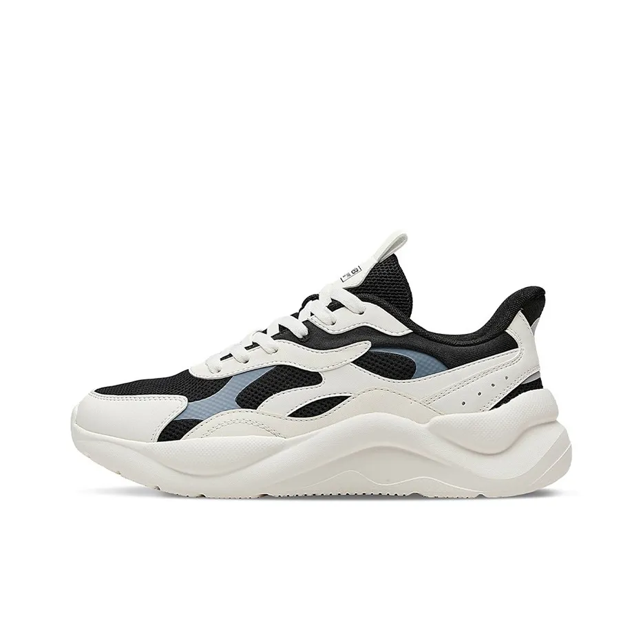 361° Yunshu Амортизация Устойчивость к истиранию Дышащий Низкий Топ Спортивная Повседневная Обувь Мужская Черный Белый