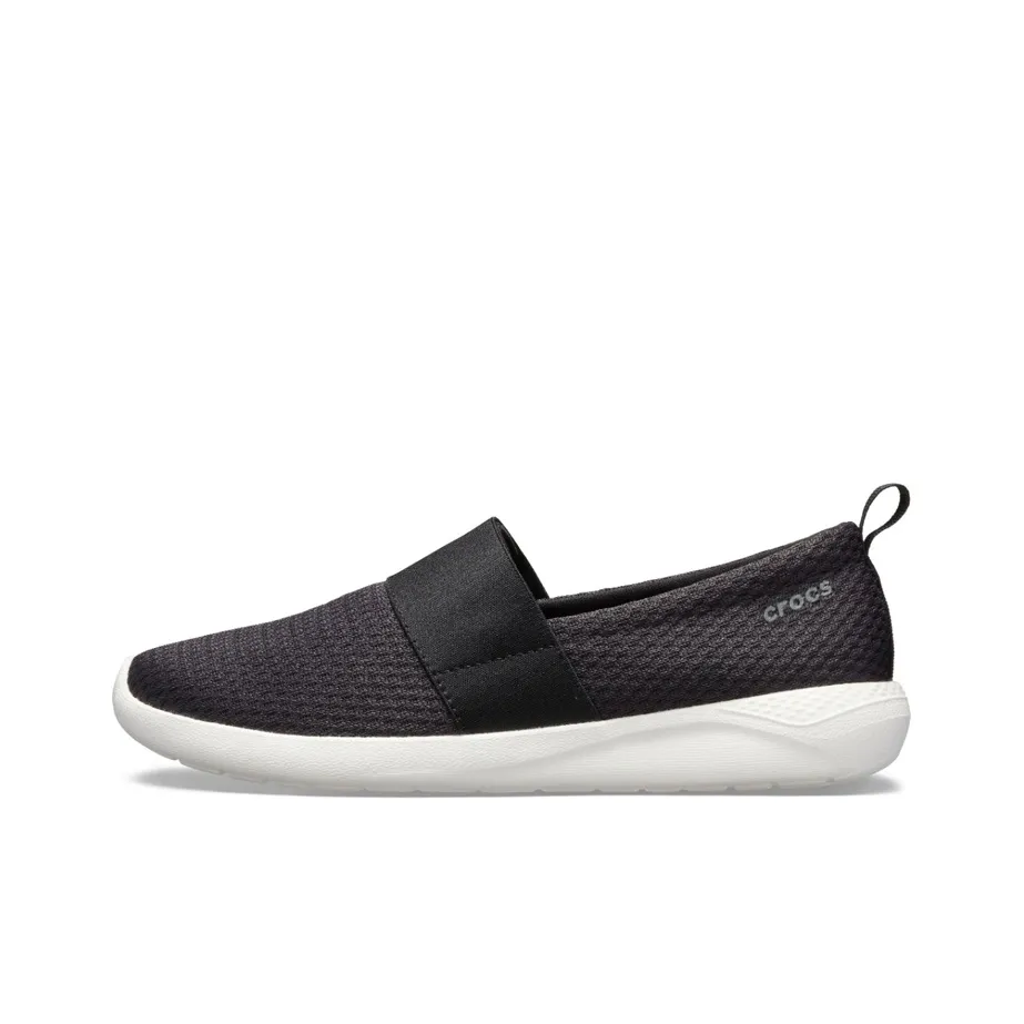 Crocs LiteRide Casual Shoes Women's Low Top Black/White
