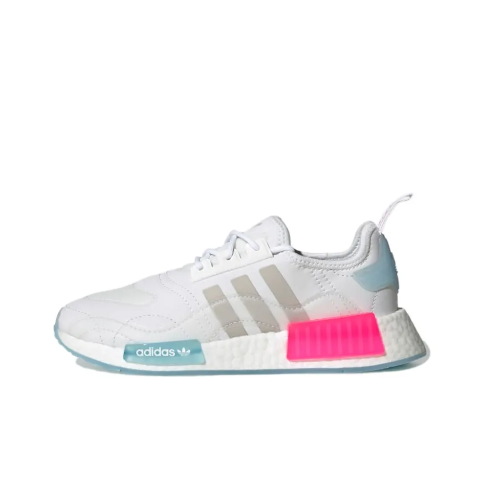 Adidas Nmd R1 White Halo Blue Shock Pink Women's