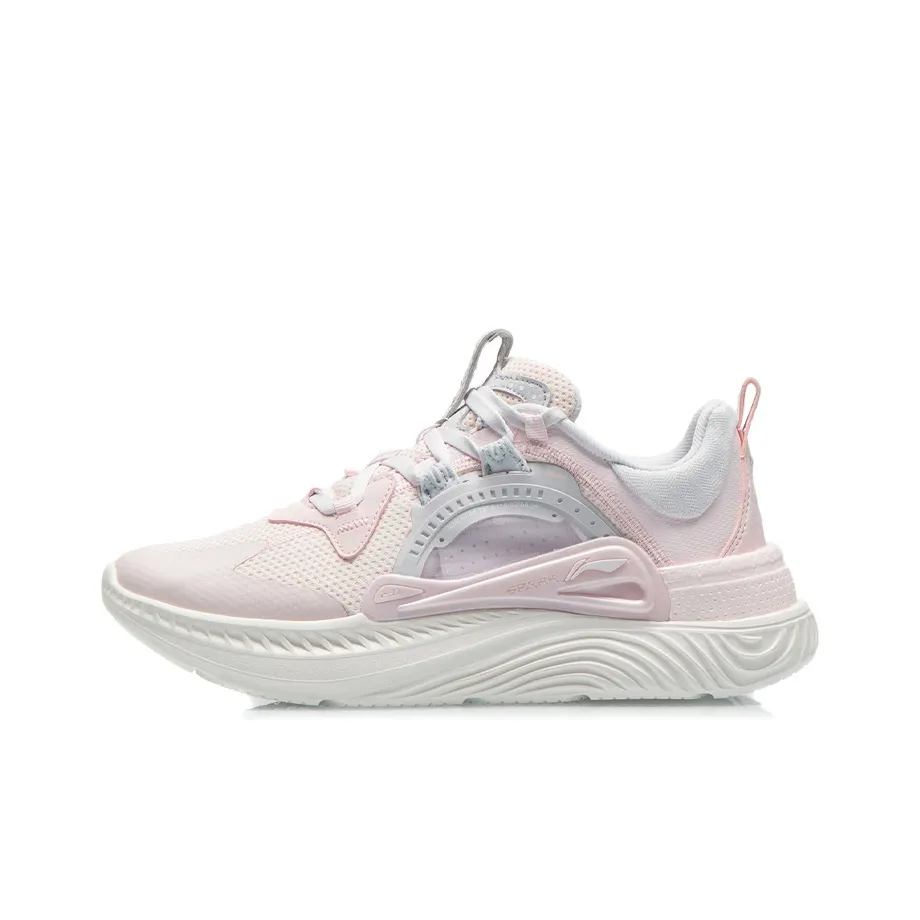 LINING Casual Shoes Women's Low Top Light Rose Pink/Primrose Pink/Light Silk Purple