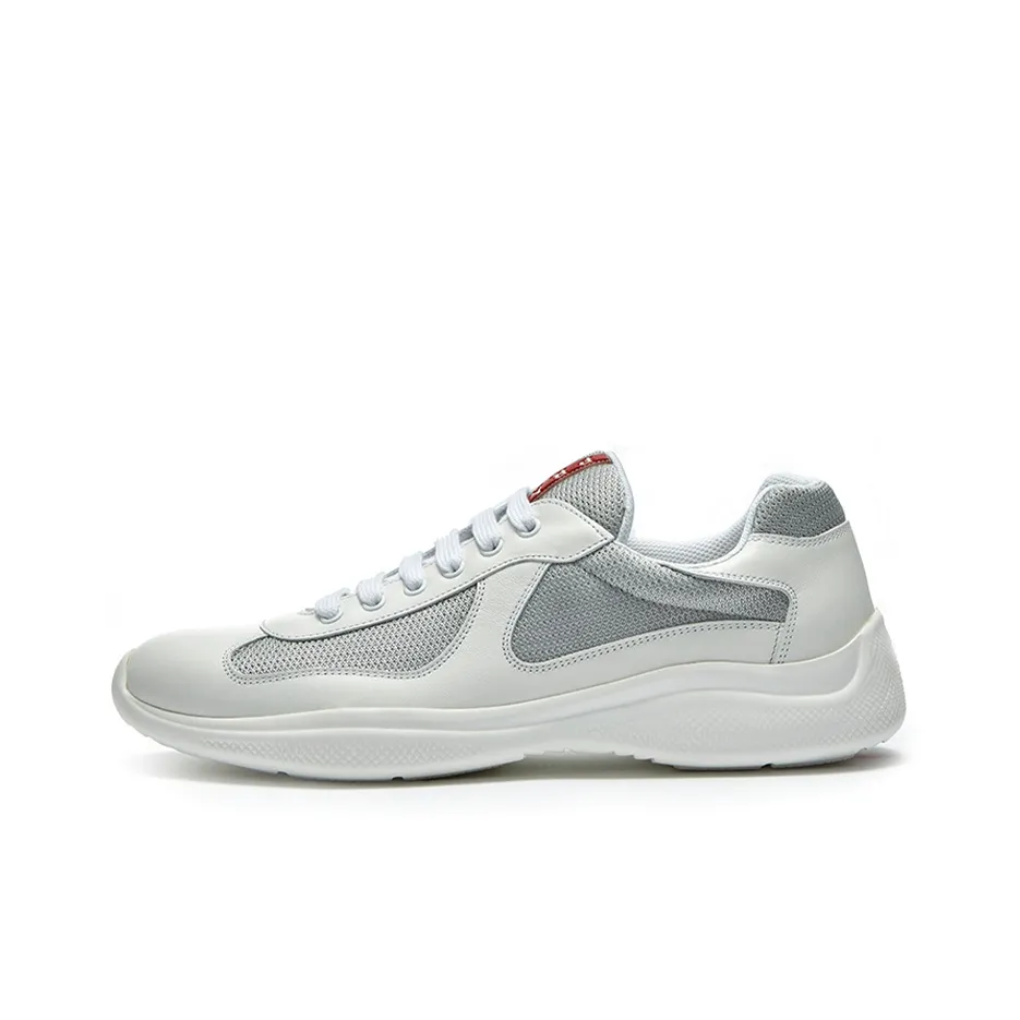 PRADA America's Cup Sneakers White Silver