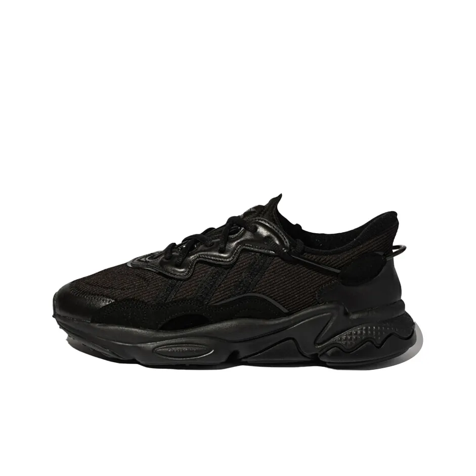 Adidas Originals Ozweego Slip-resistant Abrasion-resistant Low Top Casual Shoes Unisex Black Adidas Originals Ozweego Противоскользящий устойчивый к истиранию низкий топ повседневная обувь унисекс черный