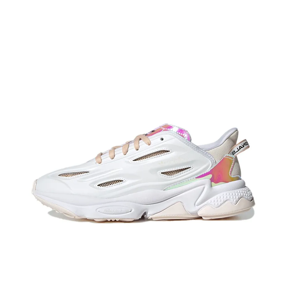Adidas Originals Ozweego Celo Ozweego Celo Устойчивый к истиранию Низкий Топ Кэжуал Женские Белый Серый