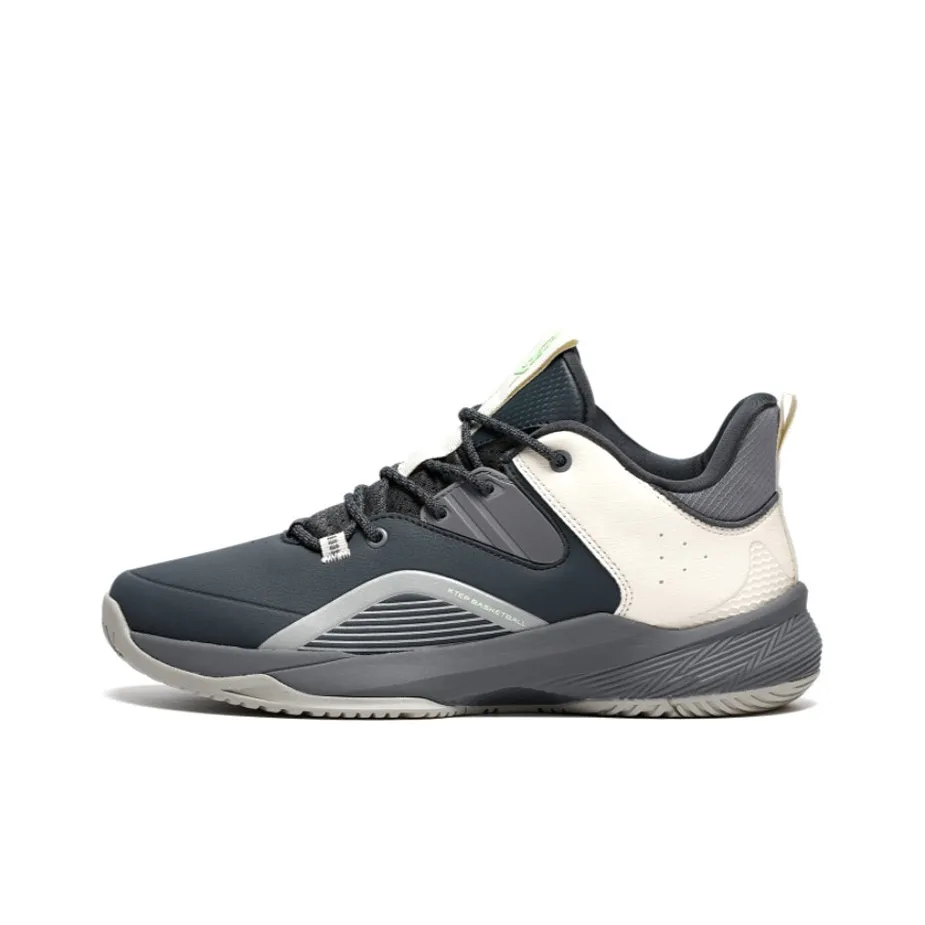 XTEP SPIN Strike Дышащий Низкий Топ Спортивная Повседневная Обувь Мужская Темно-Серый