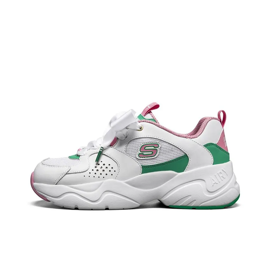 SAILOR MOON x Skechers D'LITES AIRY Низкий топ Повседневная обувь Женская Белый Розовый Зеленый
