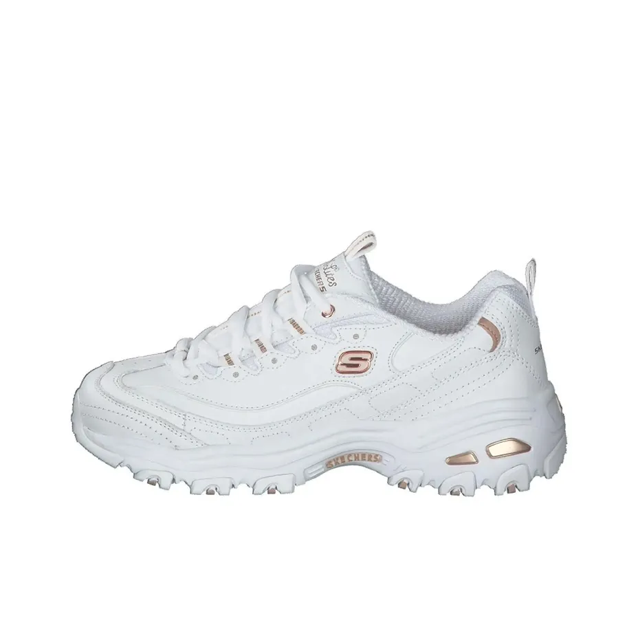Skechers D 'Lites Fresh Start Low Running Shoes Gold Women's
