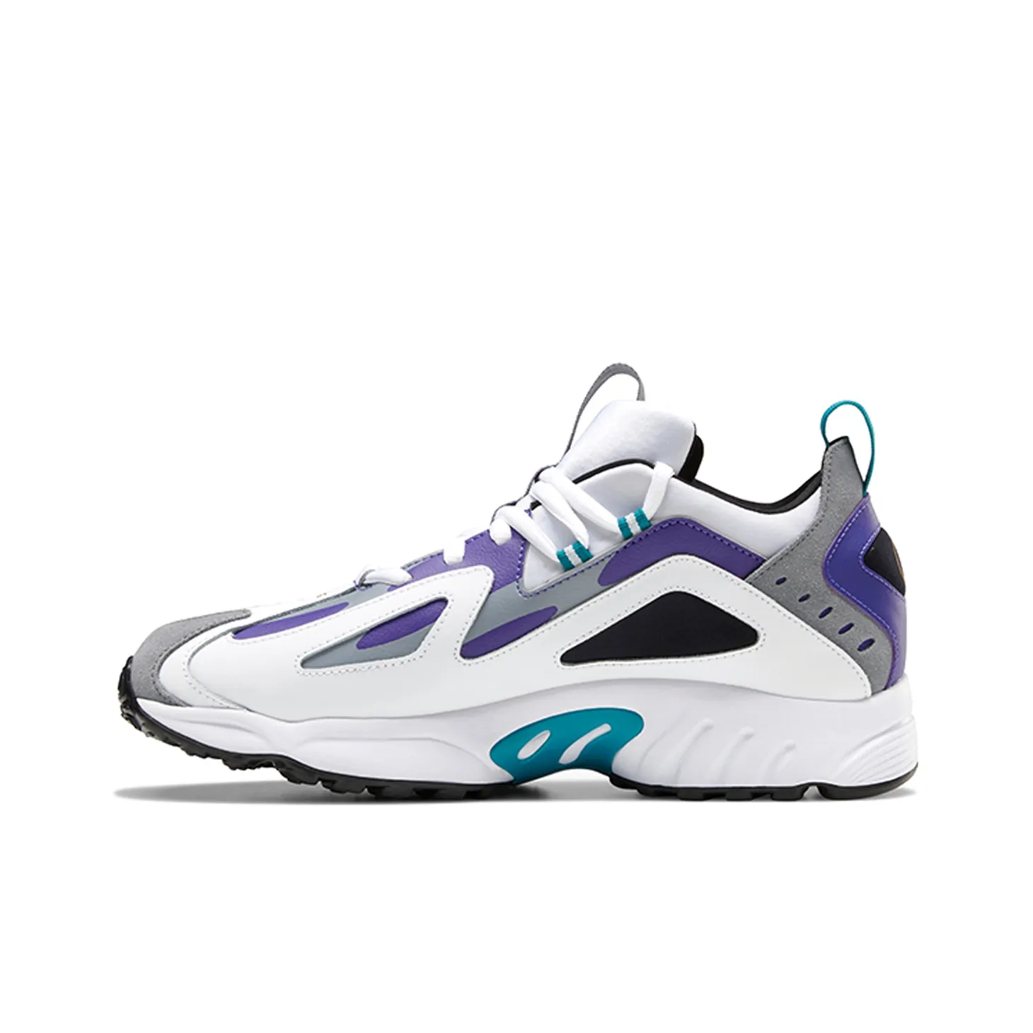 Reebok DMX Series 1200 Легкий и Дышащий Низкий Топ Casual Унисекс Белый Синий Фиолетовый