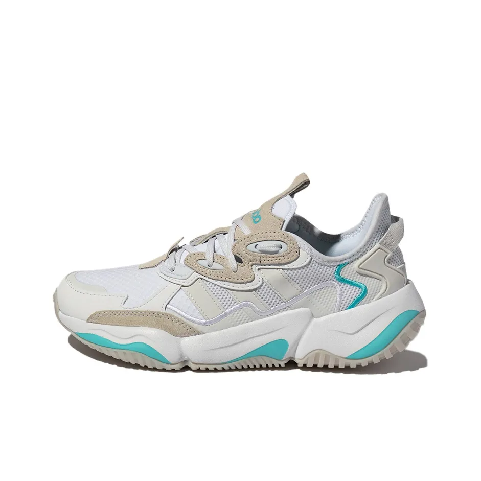 Adidas Neo Nitrocharge Slip-Resistant Abrasion-Resistant Low Top Повседневная обувь Мужская Белый Серый Синий