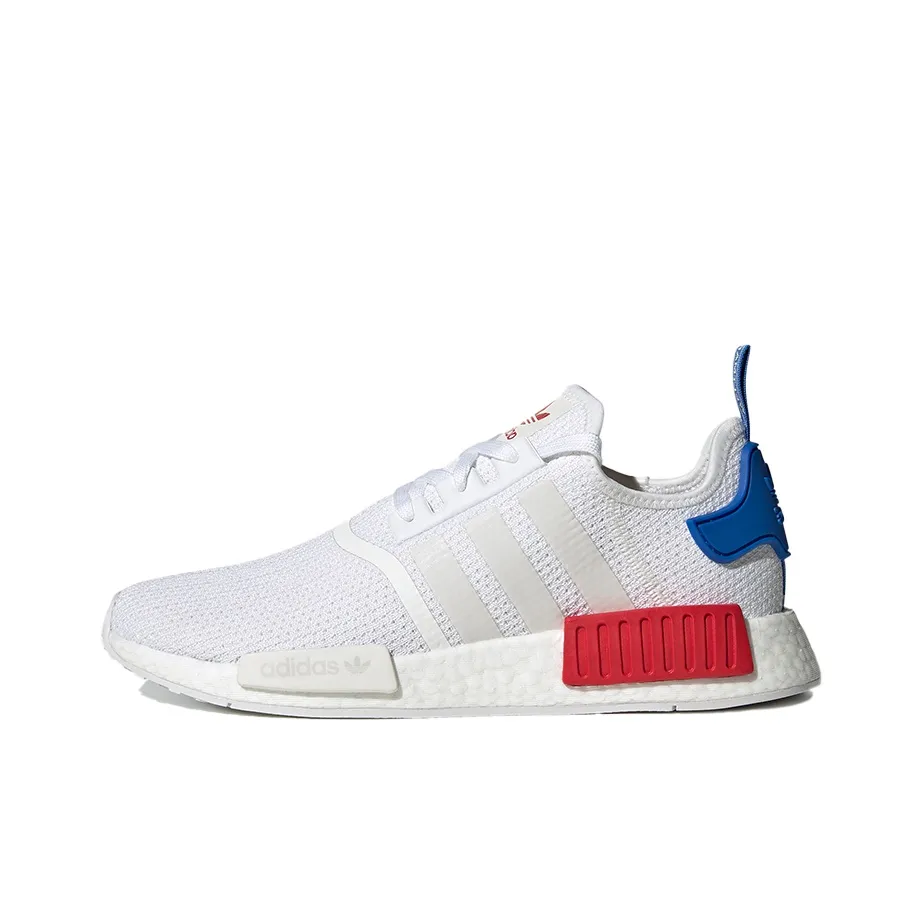 Adidas Originals NMD_R1 Slip Resistant Abrasion Resistant Низкий Топ Повседневная Обувь Унисекс Белый Синий