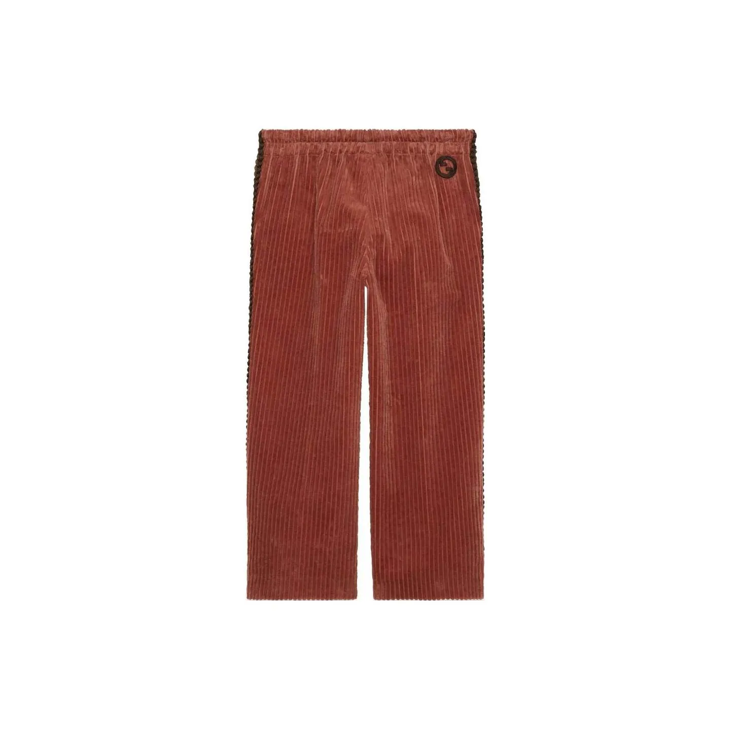 Детские GUCCI Вязаные Тренировочные Штаны Коричневого Цвета