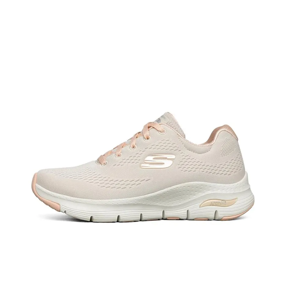 Skechers Arch Fit Low Top Casual Shoes Women's Coral