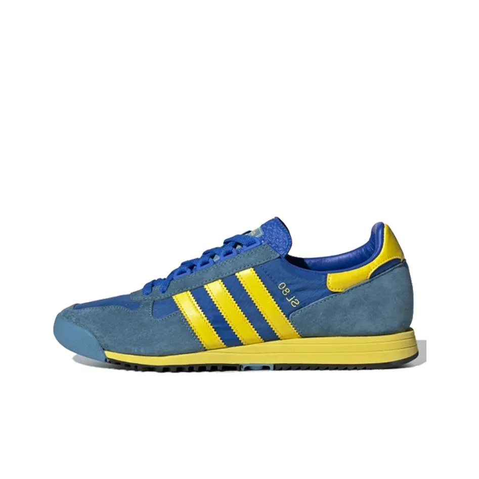 Adidas Originals Sl 80 Shoes 'Glory Blue Yellow Tactile Steel'