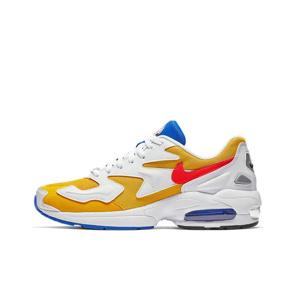 Nike discount Air Max2 Light University Gold Flash Crimson