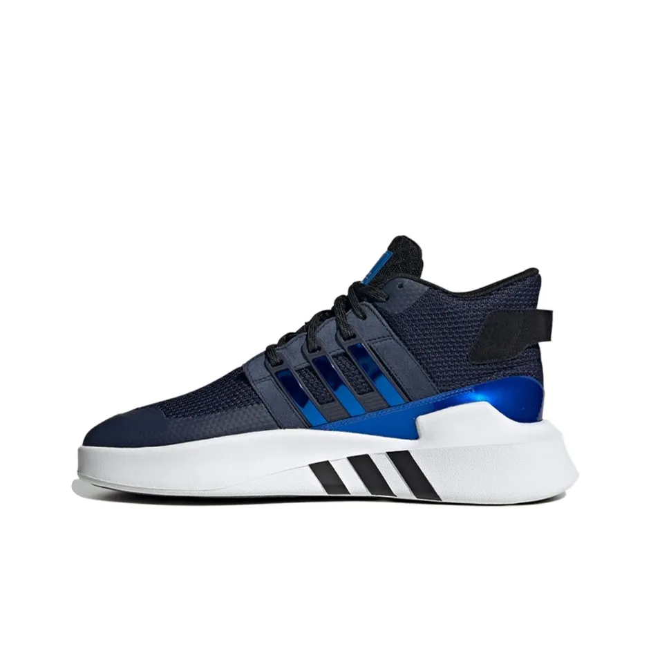 Adidas Originals Eqt Bask Adv V2 Slip-resistant Abrasion-resistant MID Топ Casual Unisex Blue Adidas Originals Eqt Bask Adv V2 Противоскользящий Устойчивый к истиранию MID Топ Повседневный Унисекс Синий