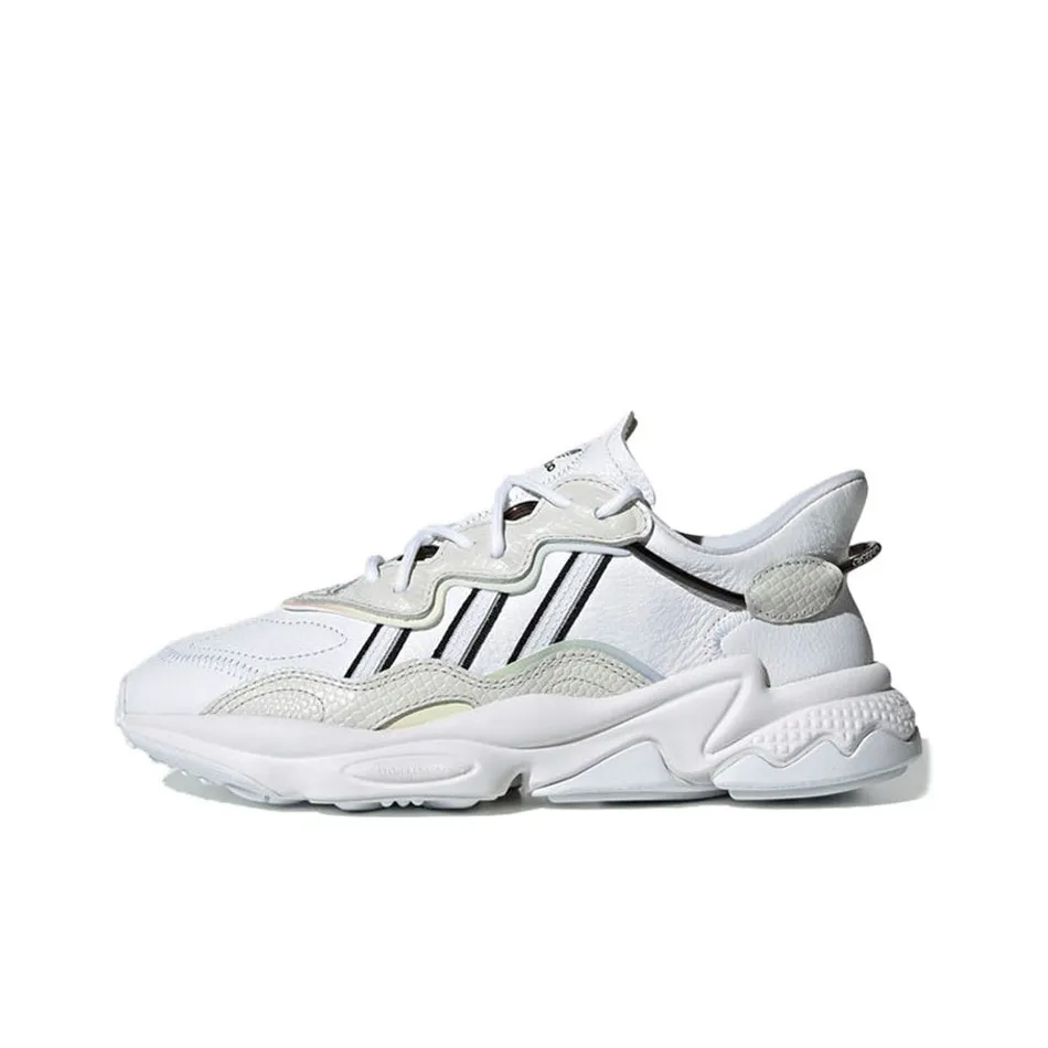 Adidas Originals Slip Resistant Устойчивый к истиранию Амортизация Поддержка Низкий верх Casual Женские Белый Серый