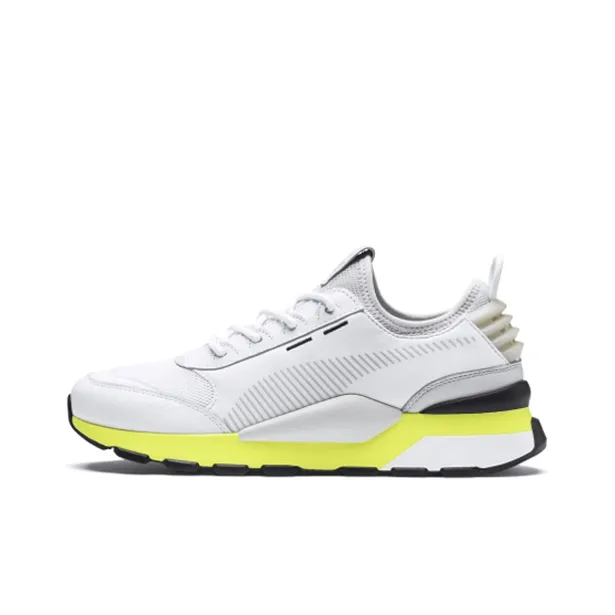 PUMA RS 0 Tracks Low Топ Кэжуал Унисекс Белый Желтый