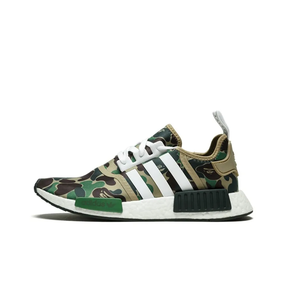 Adidas Originals Nmd R1 Bape Olive Camo