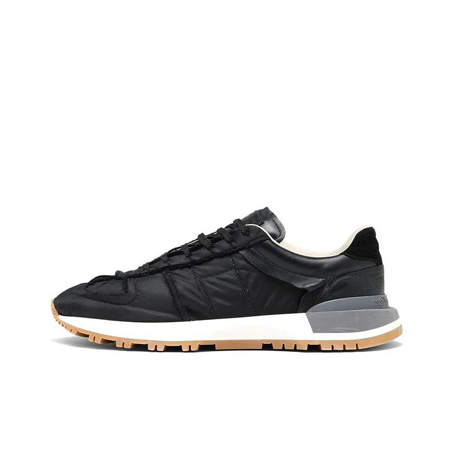 Maison Margiela Panelled Lace Up Sneakers