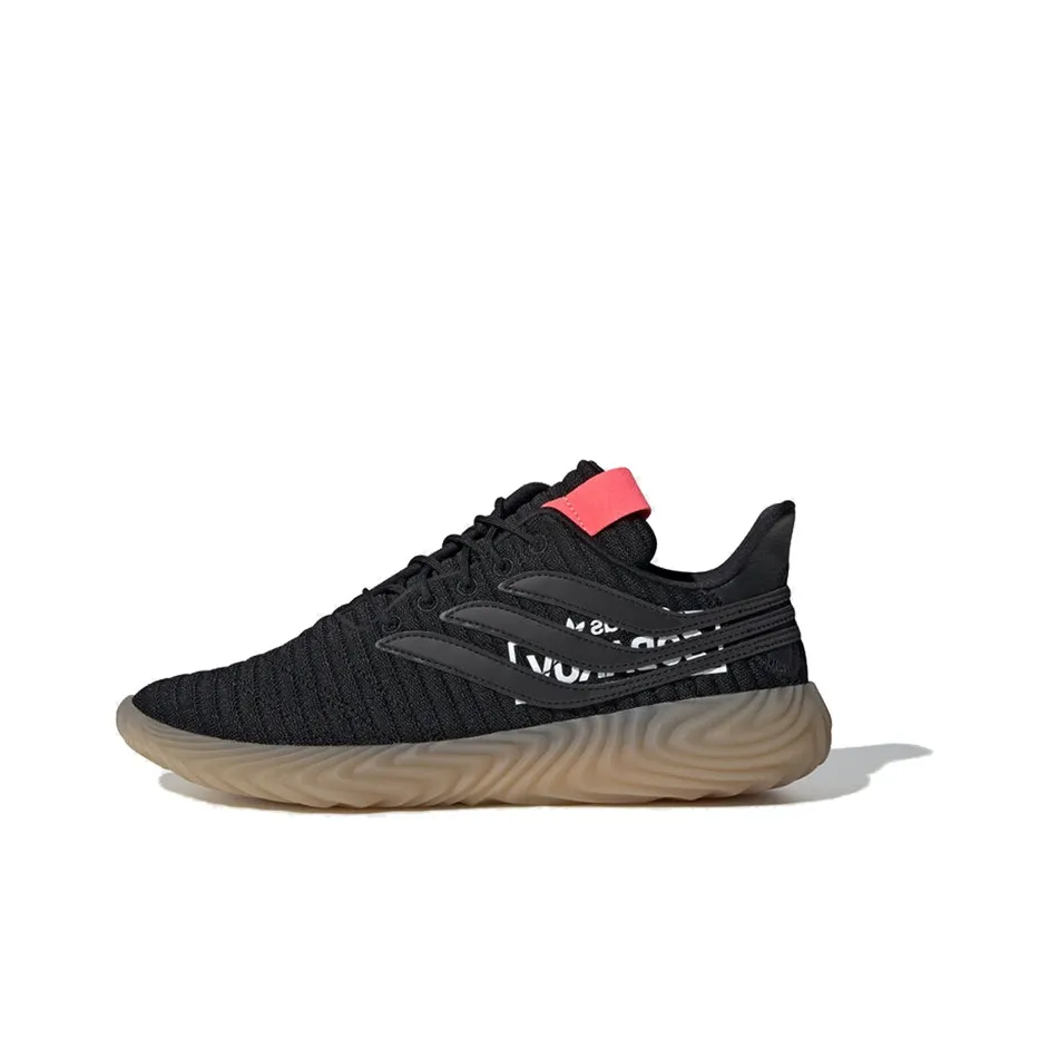 Adidas Originals Sobakov Дышащий Низкий Топ Повседневная Обувь Женская Черный Белый