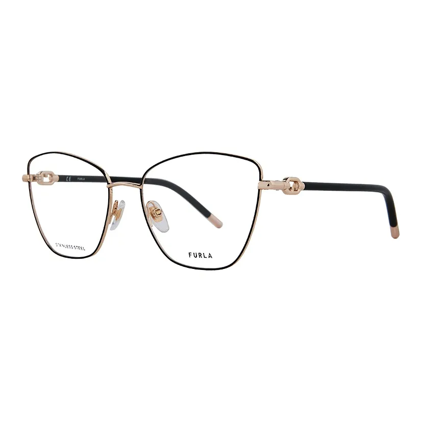 Furla Сплав Бабочка Оправы для очков Унисекс Черный