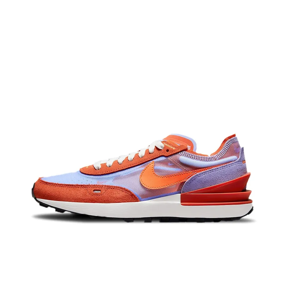 Nike Waffle One Casual Shoes Women's Low Top Orange/Blue/Purple/White