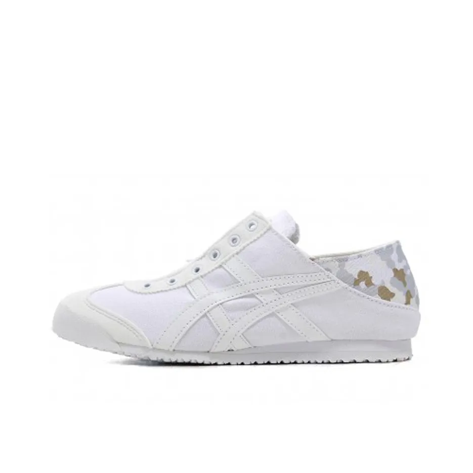 Onitsuka Tiger MEXICO 66 Paraty Амортизаторы Slip-resistant Низкий топ Повседневная обувь Унисекс Белый
