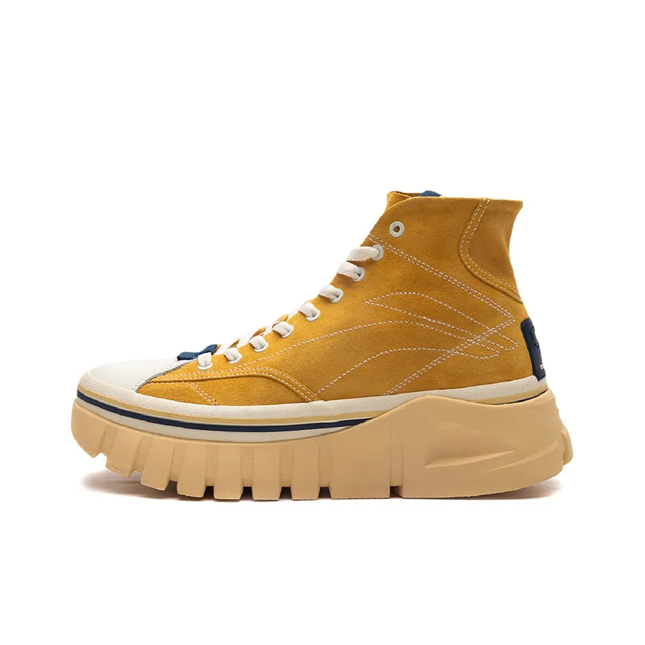 LiNing Wave BOOT High Top Casual Shoes Men's Yellow