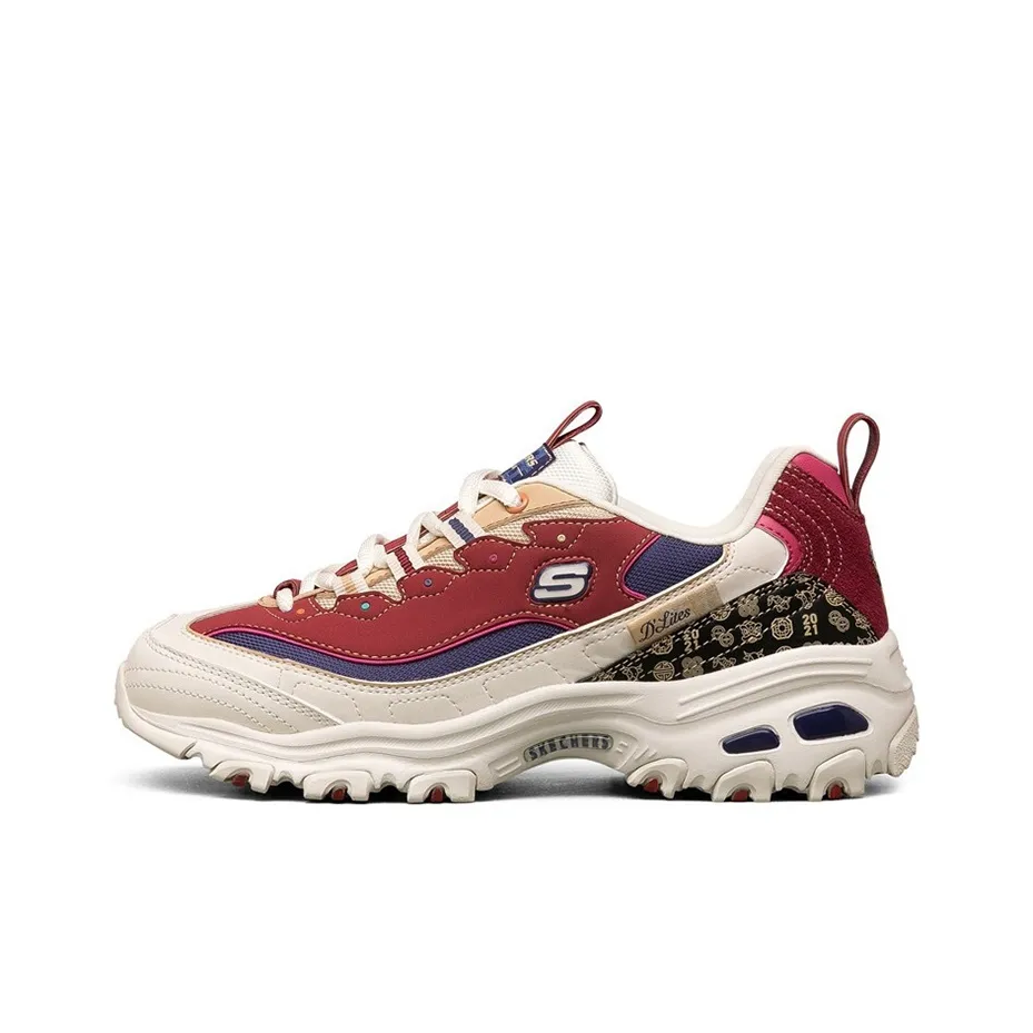 Skechers Casual Shoes Women's Low-Top White Red