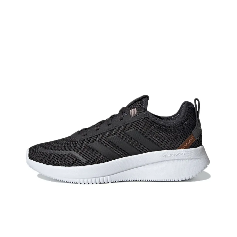 ADIDAS NEO Lite Racer Series Lite Racer Устойчивый к истиранию Увеличение Высоты Баланс Низкий Топ Повседневный Женский Черный