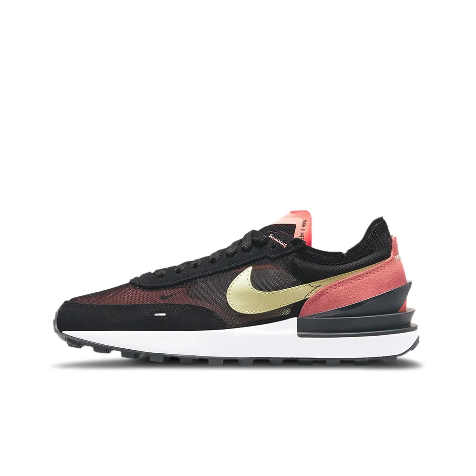 Nike Waffle One Black Lime Ice Magic Ember Women's
