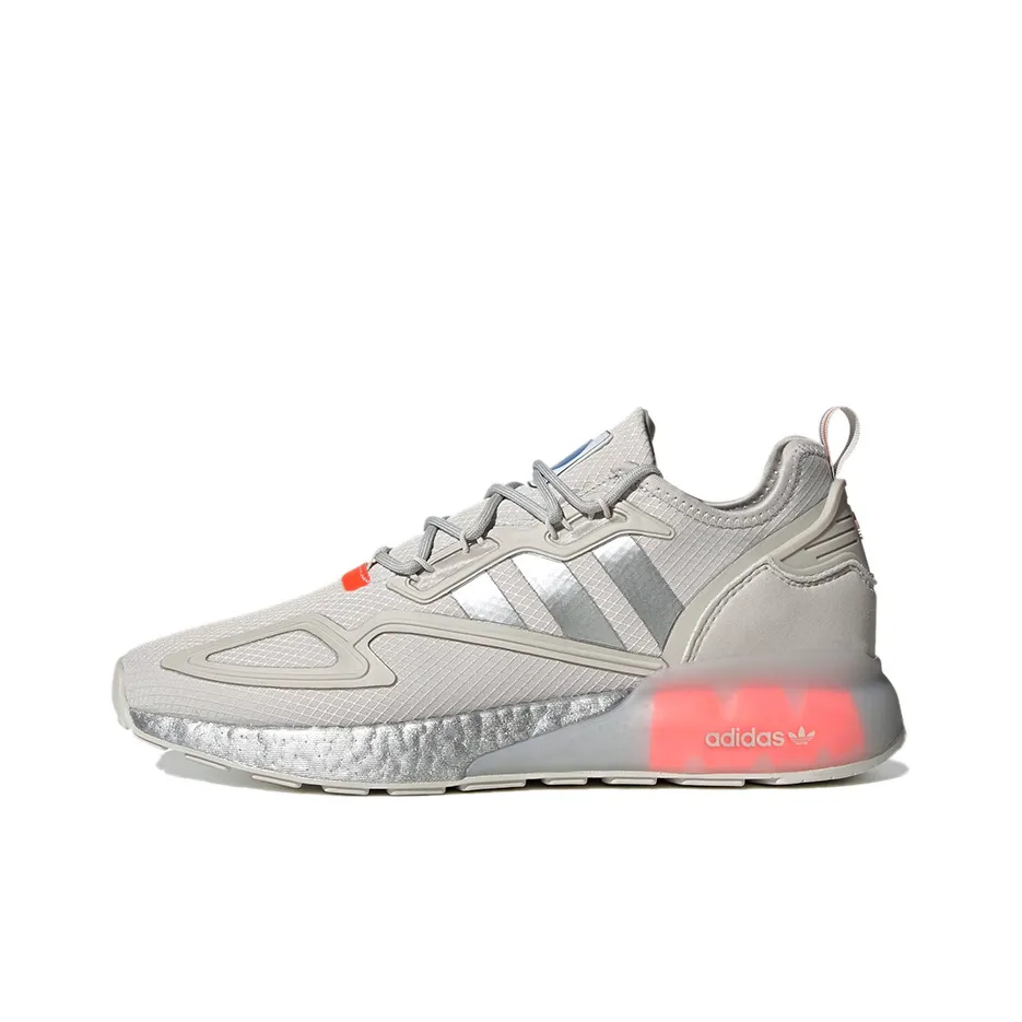 Adidas Zx 2K Boost Grey One Solar Red