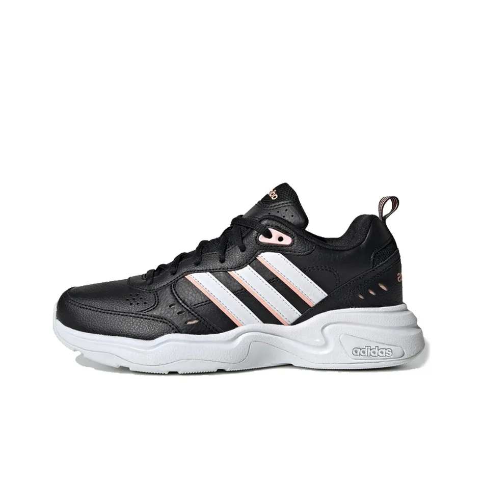 Adidas Neo Strutter Shock Absorbers Slip-resistant Low Top Спортивная Повседневная Обувь Женская Черный Белый Серый