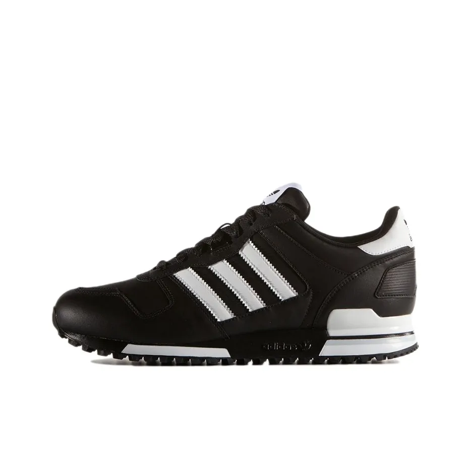 Adidas Originals ZX 700 Устойчивый к истиранию Низкий Топ Повседневная Обувь Унисекс Черный Белый