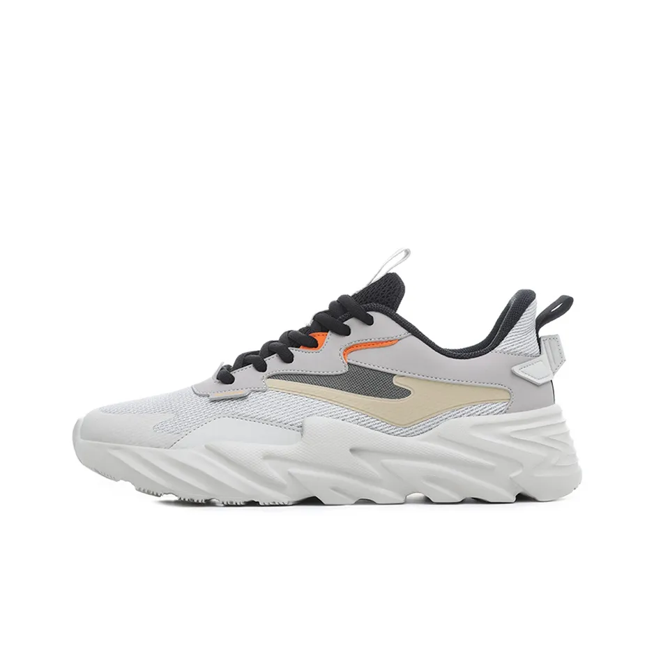 Erke Tengoku Anti Slip Wear Resistant Low Top Sports Casual Shoes Gray Black