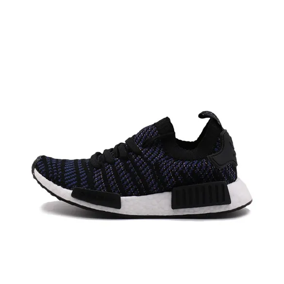 Adidas Originals NMD_R1 Противоскользящий Устойчивый к истиранию Легкий Низкий Топ Casual Женский Синий Черный