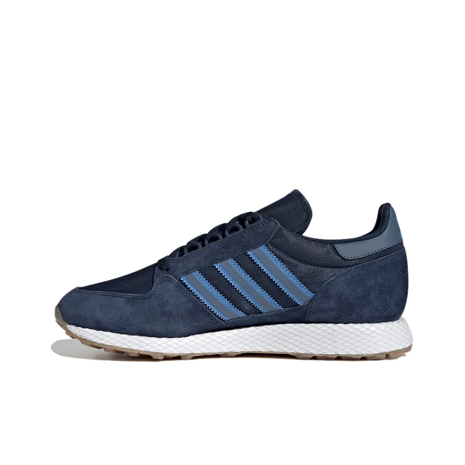 Adidas Originals Forest Grove Дышащий Низкий Топ Casual Женский Синий Белый