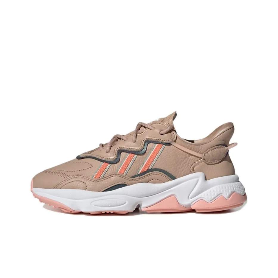 Adidas Originals Ozweego Slip Resistant Abrasion Resistant Легкий Низкий Топ Casual Женский Оранжевый