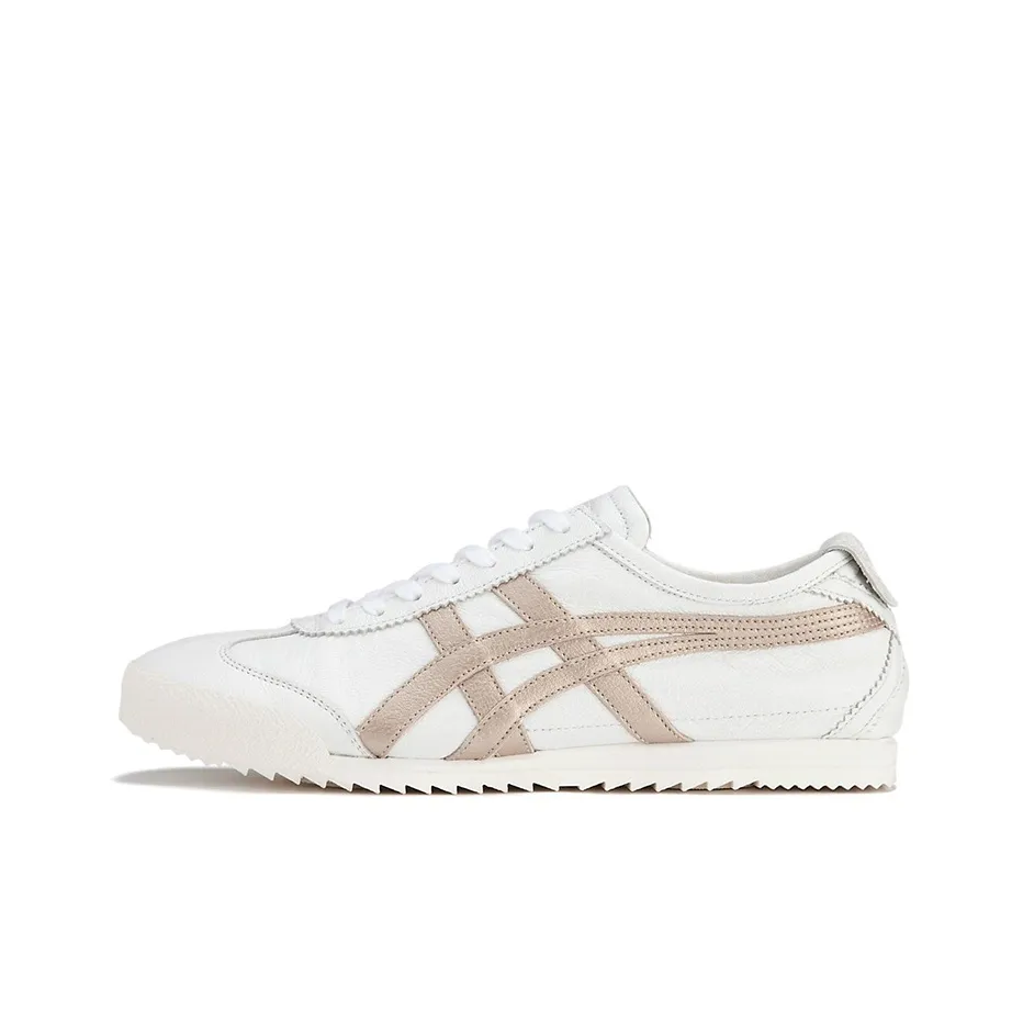 Onitsuka Tiger MEXICO 66 DELUXE совместный низкий топ кэжуал женский розовое золото версия для Японии