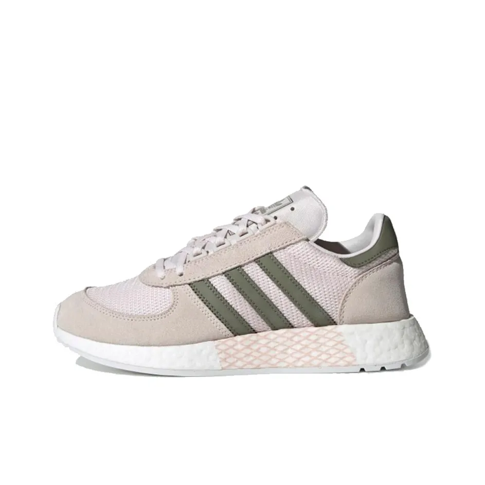 Adidas Originals MARATHON TECH Нескользящий Легкий Низкий Топ Повседневная Обувь Женская Розовый Зеленый