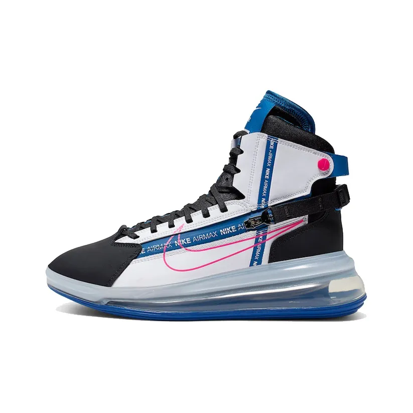 Nike Air Max 720 Saturn High Top Повседневная обувь Мужская Белый Синий