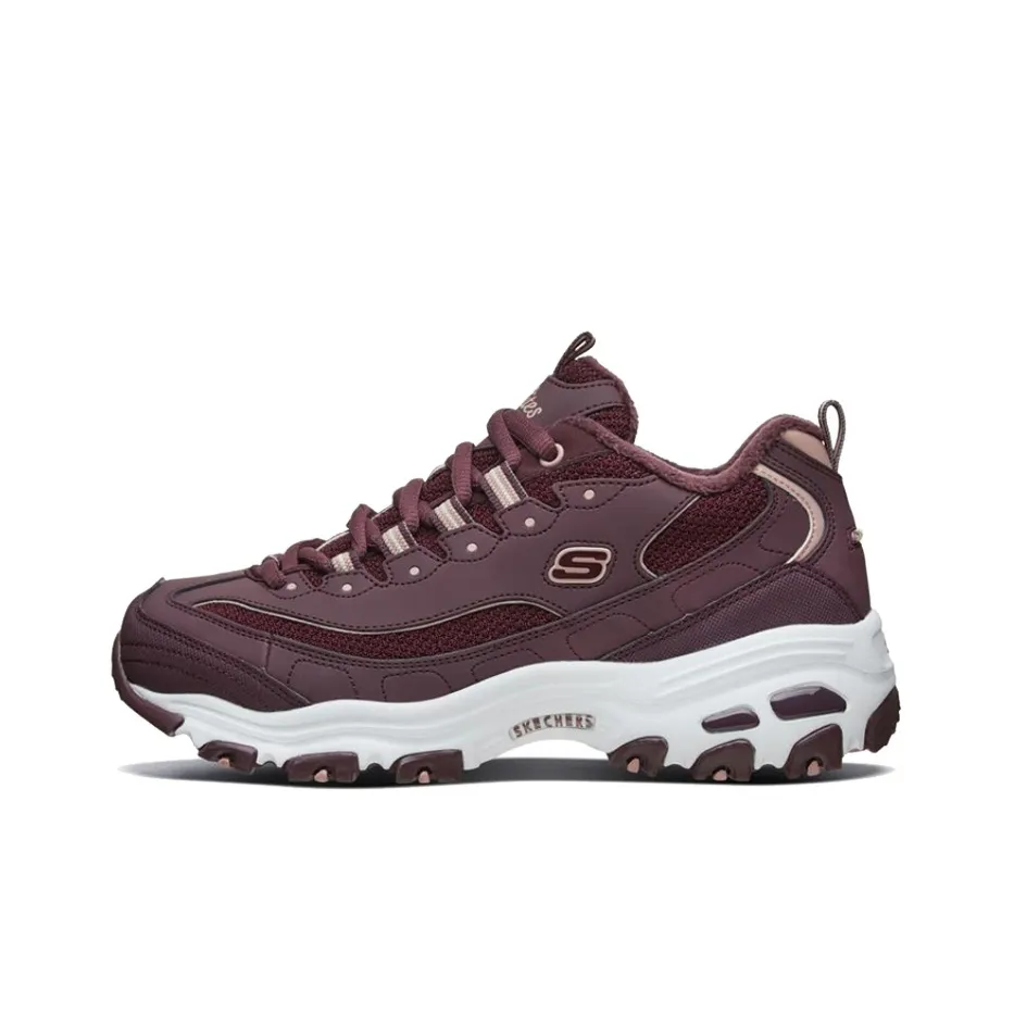 Skechers D'Lites 1.0 Running Shoes Red/White Women's