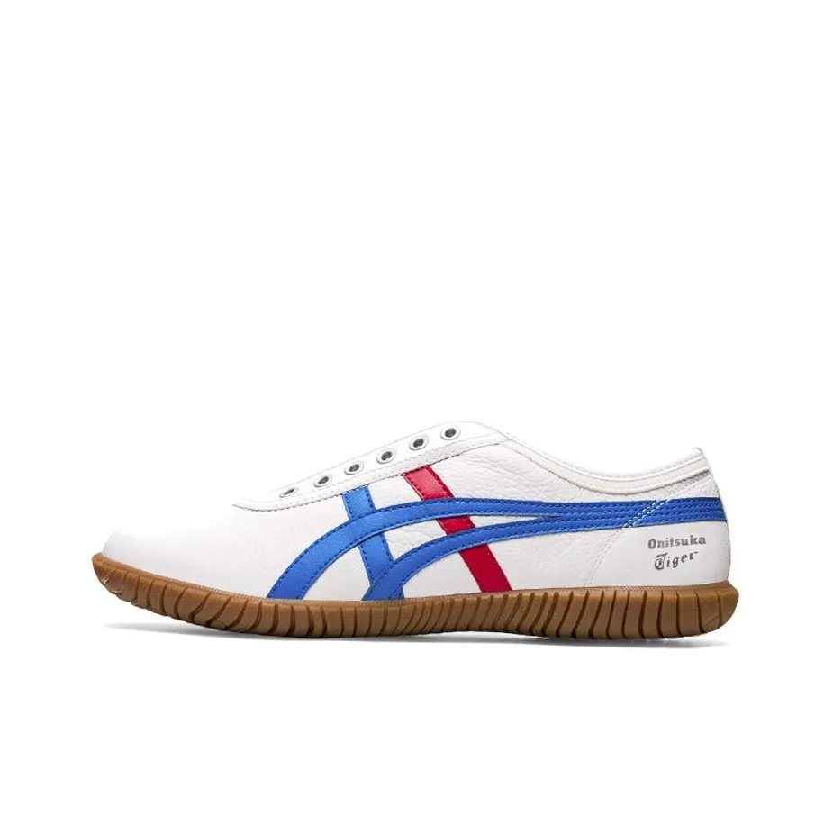 Onitsuka Tiger Tsunahiki Slip on White Blue