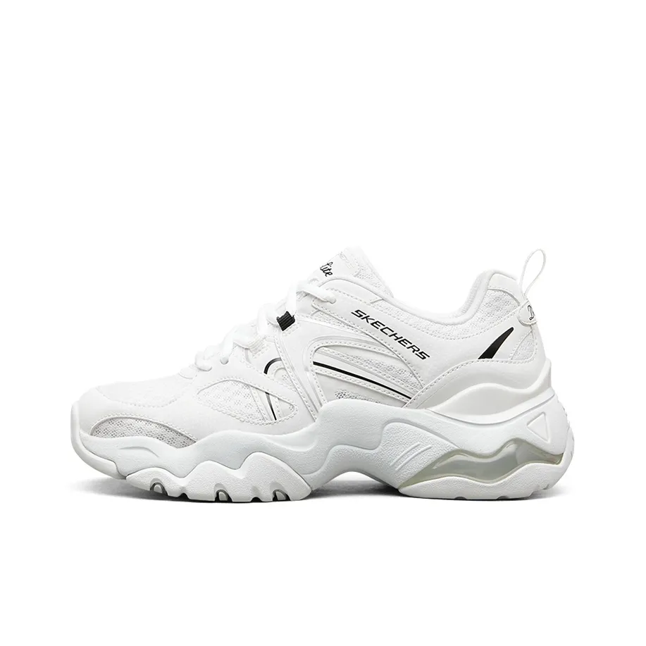 Skechers D'Lites 3.0 Air Low Top Running Shoes White/Black Women's