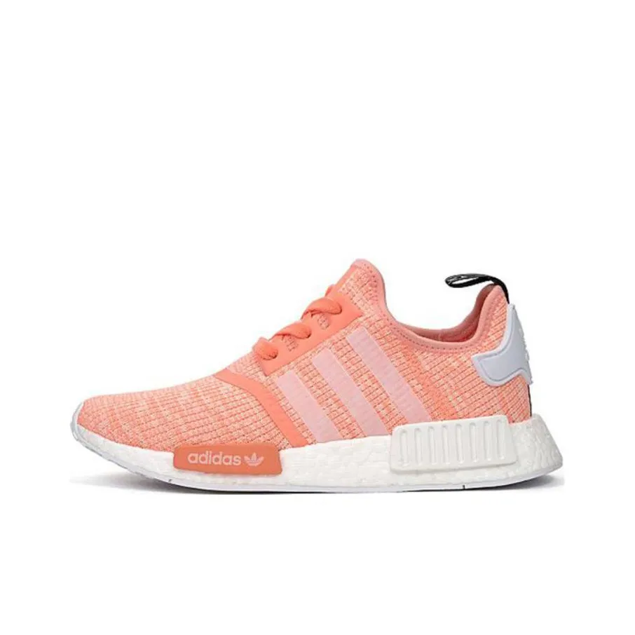 Adidas Originals NMD_R1 Sun Glow Нескользящий Легкий Низкий Топ Повседневная Обувь Женская Розовый Белый