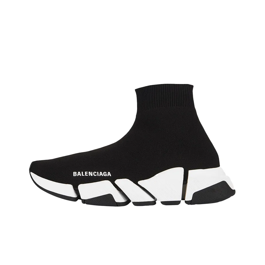 Balenciaga Speed 2 Trainer Knit 'Black White'
