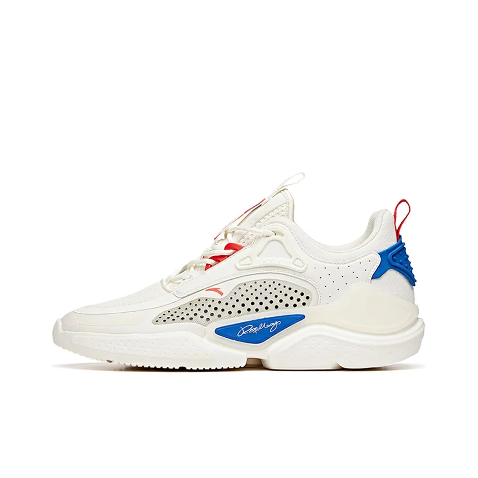 ANTA Life Collection Амортизаторы Устойчивый к истиранию Низкий Топ Повседневный Мужской Красный Белый