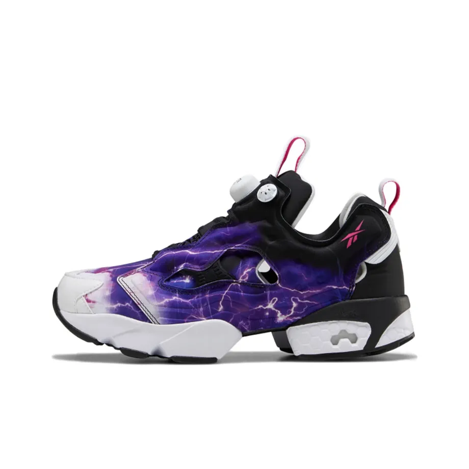 Reebok совместный бренд Instapump Fury OG Low Топ Спортивная повседневная обувь Унисекс Белый Фиолетовый